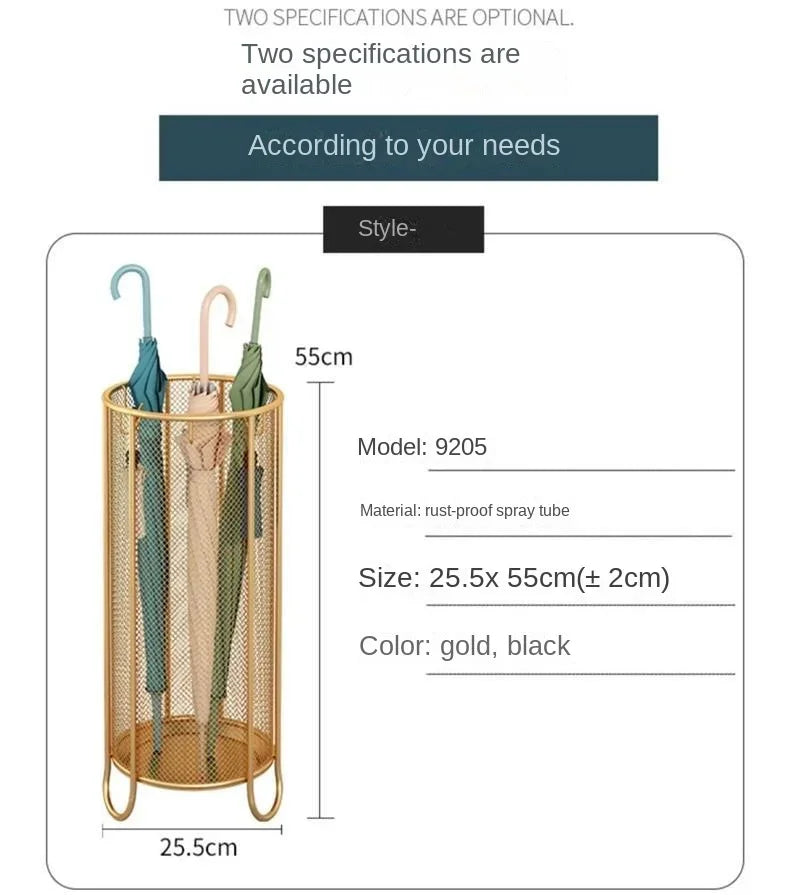 Regenschirmständer – Modernes Eisendesign – Wohnessential
