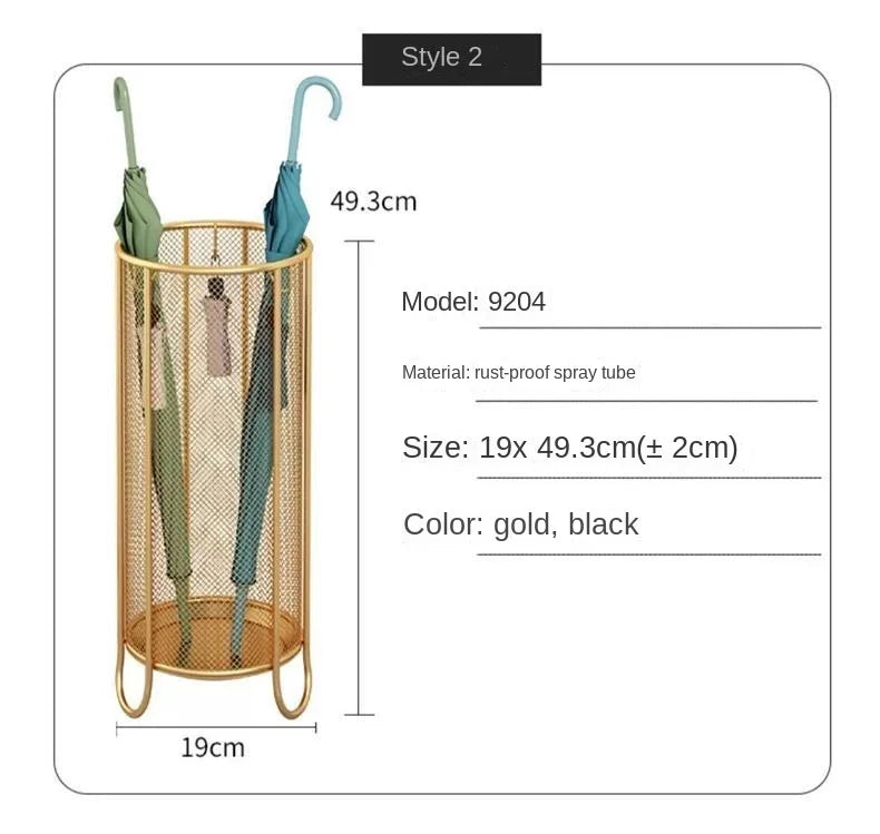 Regenschirmständer – Modernes Eisendesign – Wohnessential