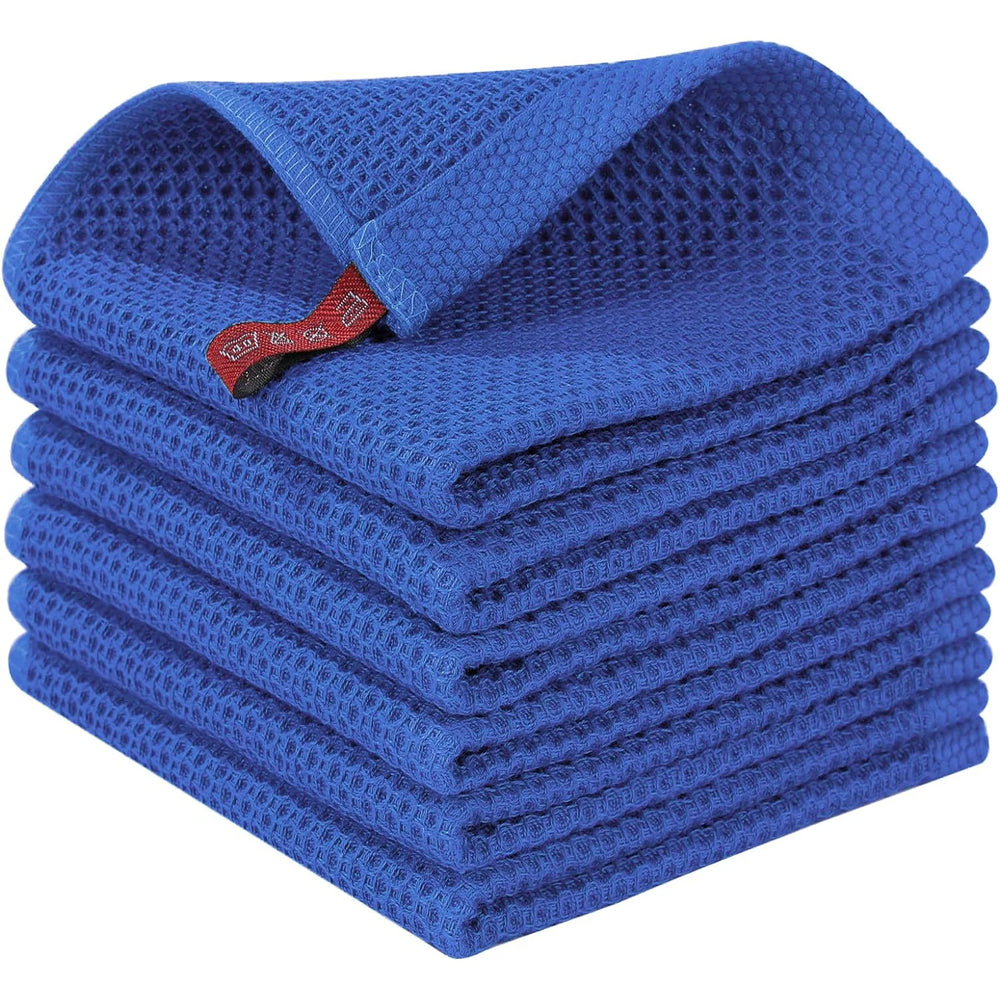 Reines Baumwoll-Küchentuchset – Waffelstruktur – 30x30cm