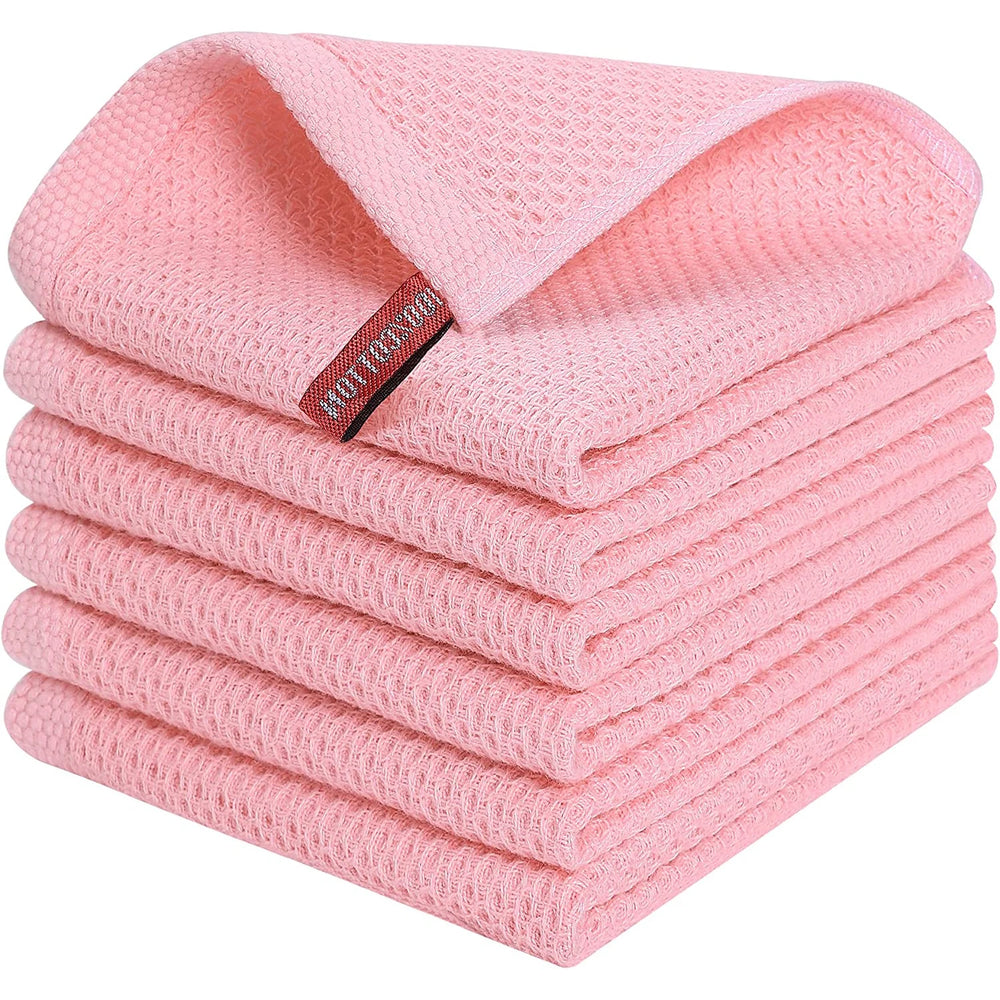 Reines Baumwoll-Küchentuchset – Waffelstruktur – 30x30cm