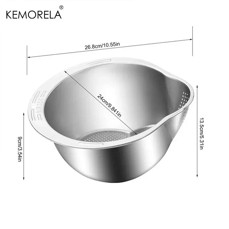 Reiswäscher – Edelstahl umweltfreundliches Design