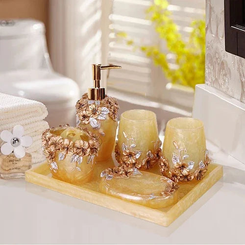 Resin Bad Set – Modernes Design – 5/6 Teile