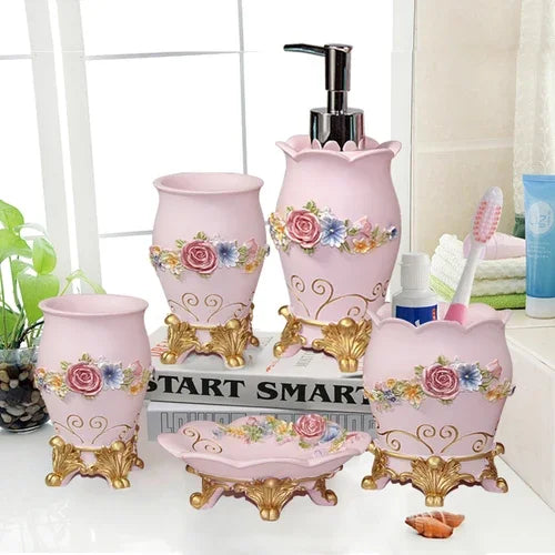 Resin Bad Set – Modernes Design – 5/6 Teile