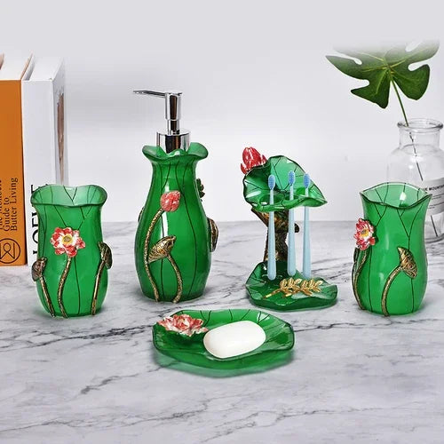 Resin Bad Set – Modernes Design – 5/6 Teile