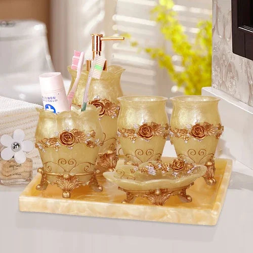 Resin Bad Set – Modernes Design – 5/6 Teile