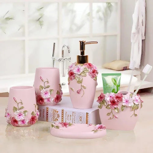 Resin Bad Set – Modernes Design – 5/6 Teile