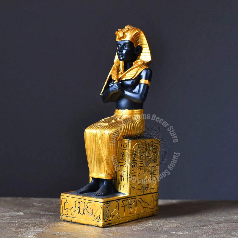 Resin Pharao Statue – Antik Imitation – 26.5x11.5x7cm