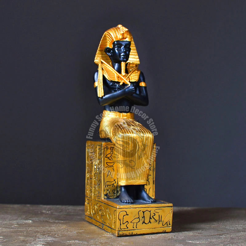 Resin Pharao Statue – Antik Imitation – 26.5x11.5x7cm