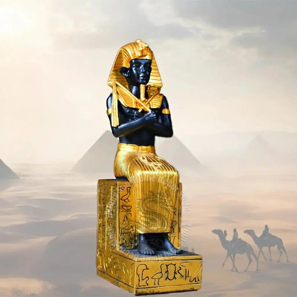 Resin Pharao Statue – Antik Imitation – 26.5x11.5x7cm