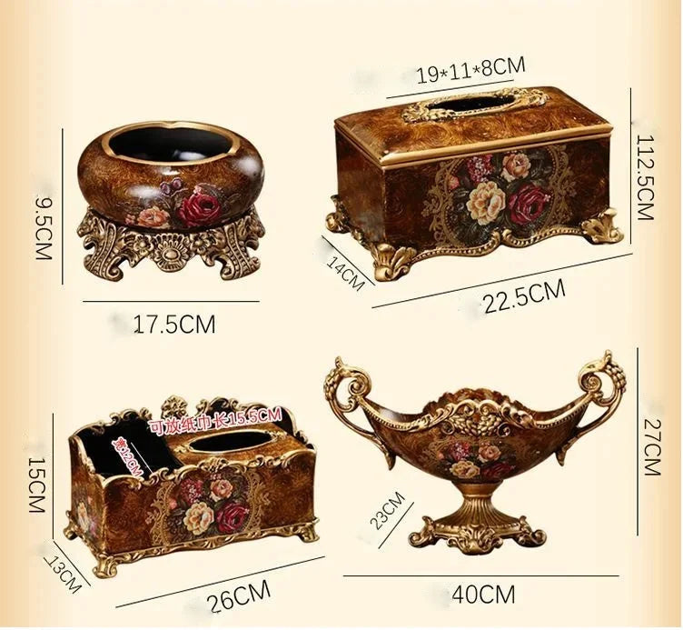 Resin Taschentuchbox – Modernes Design – 25x10x16 cm