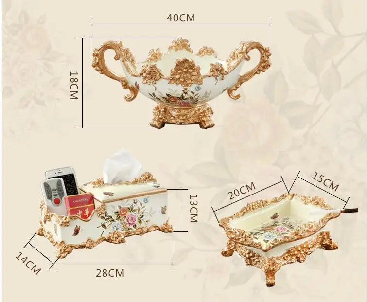 Resin Tischdekoration – Europäisches Wohnaccessoire