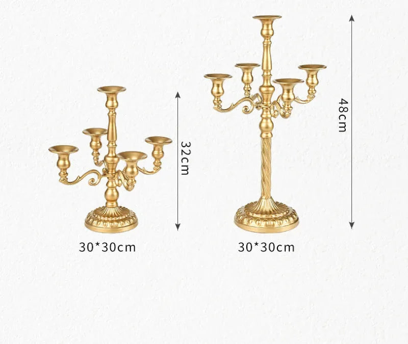 Retro Blumentopf Kandelaber – Europäisches Design, Hochzeiten
