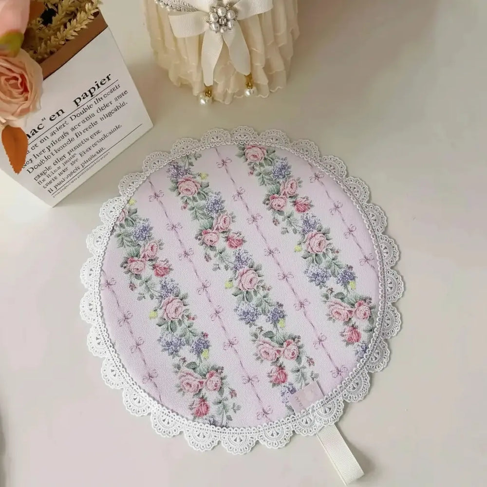 Retro Rosenuntersetzer – Spitze, Luxus, Wasserfest, Umweltfreundlich