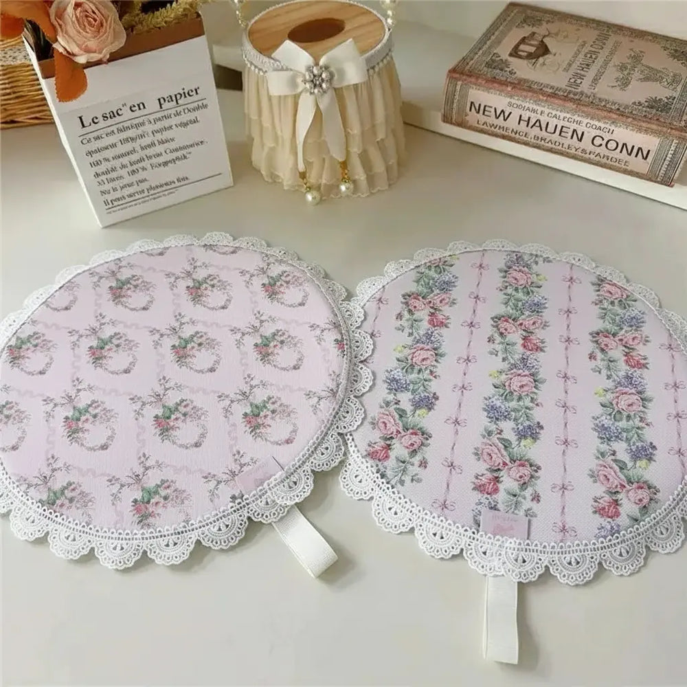 Retro Rosenuntersetzer – Spitze, Luxus, Wasserfest, Umweltfreundlich