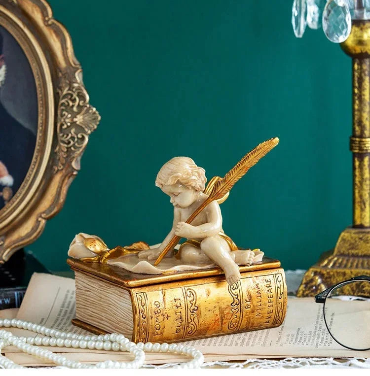 Retro Schmuckaufbewahrung – Harz Engel Design für Wohnzimmer