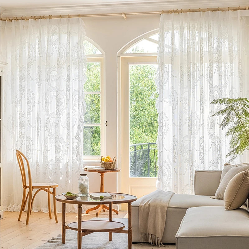 Retro Spitzenvorhang – Europäisches Design 100x200cm