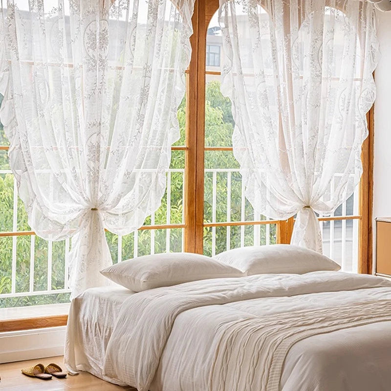 Retro Spitzenvorhang – Europäisches Design 100x200cm
