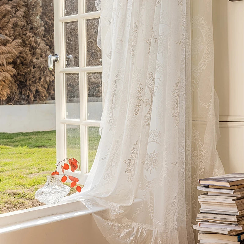 Retro Spitzenvorhang – Europäisches Design 100x200cm