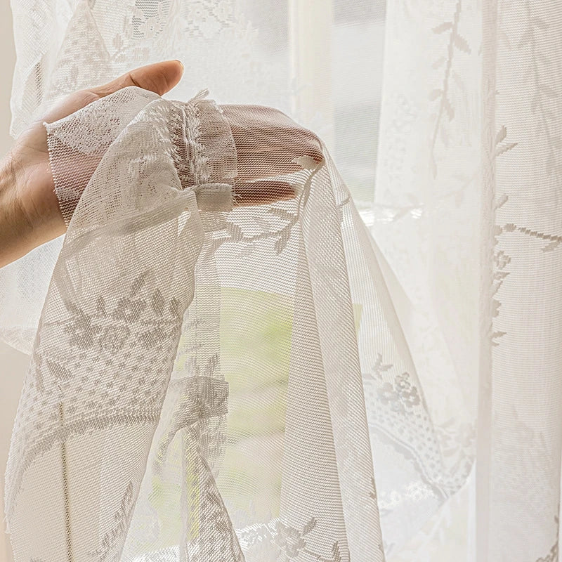 Retro Spitzenvorhang – Europäisches Design 100x200cm
