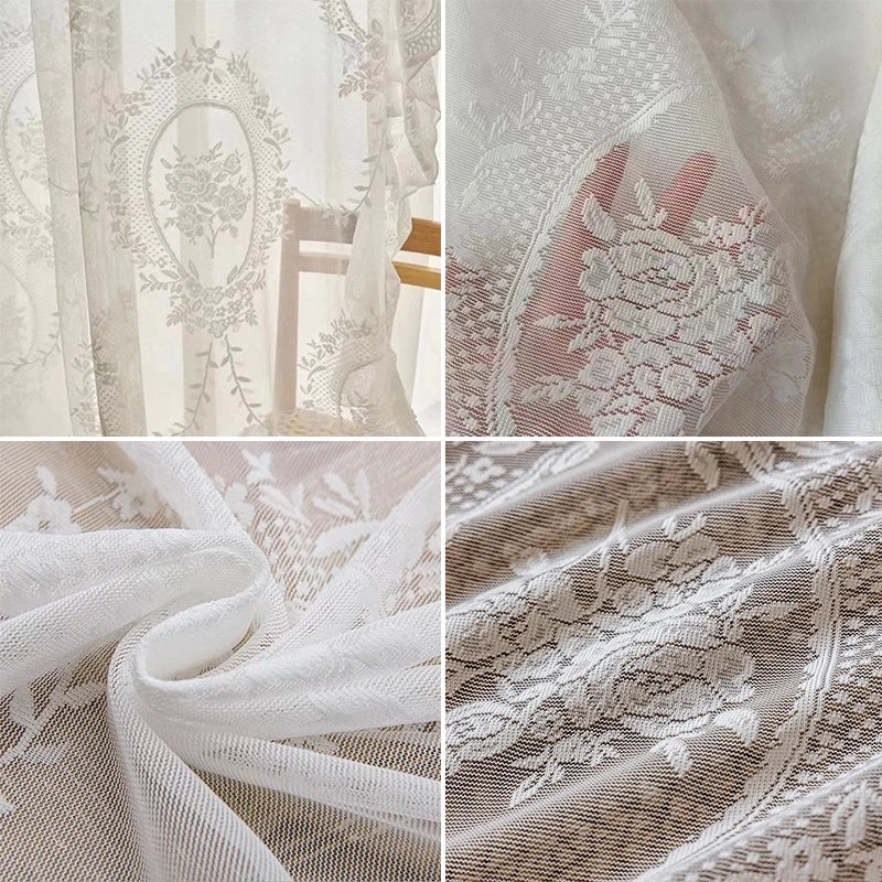 Retro Spitzenvorhang – Europäisches Design 100x200cm