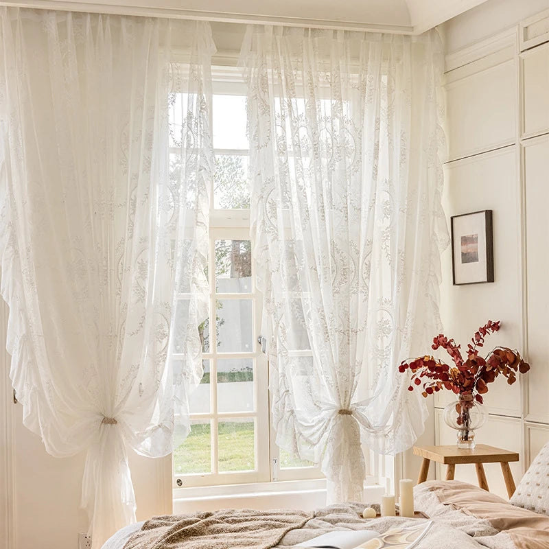 Retro Spitzenvorhang – Europäisches Design 100x200cm