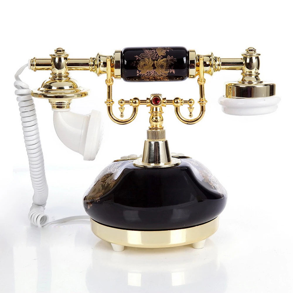 Retro Telefon – Keramik Antik – Schnurgebunden