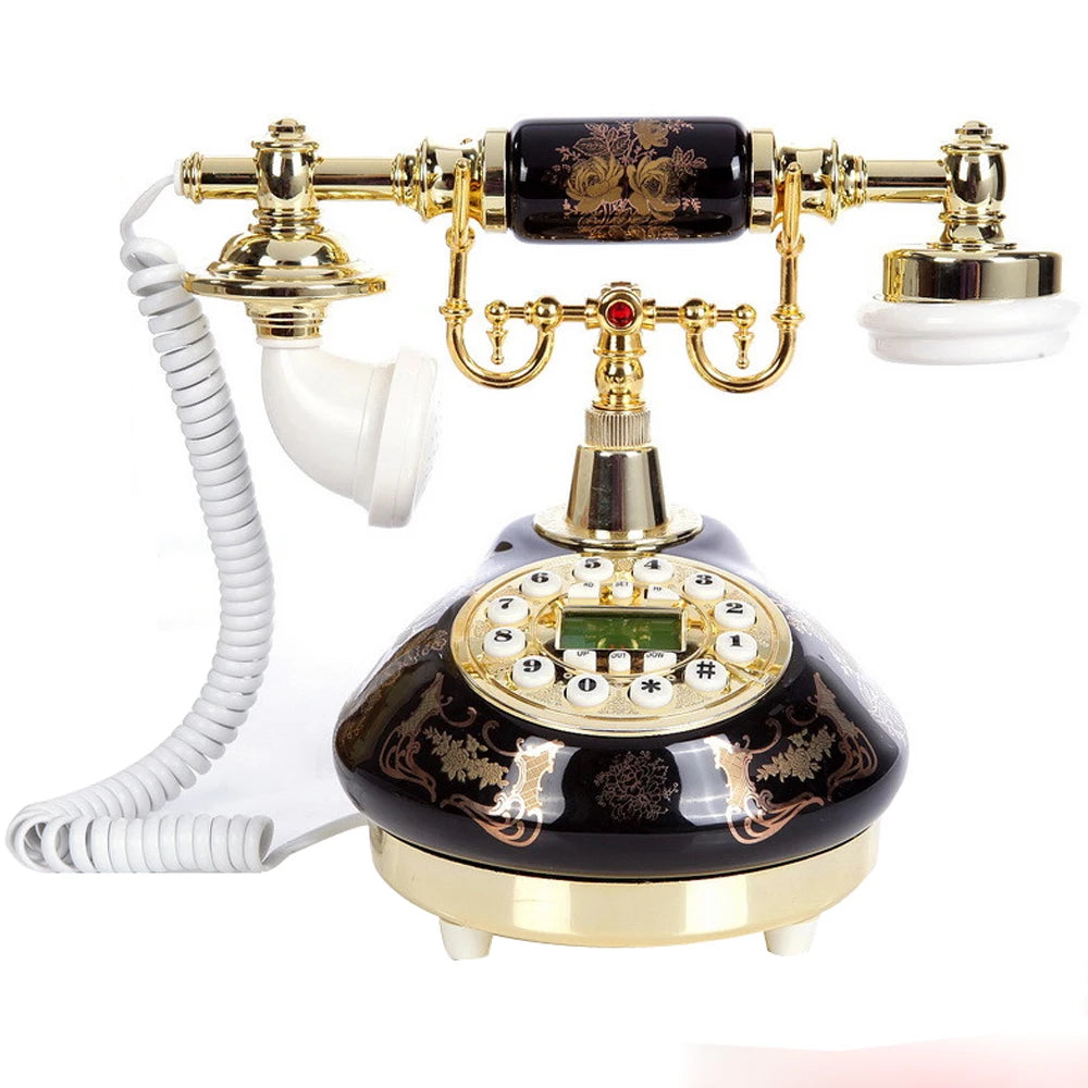 Retro Telefon – Keramik Antik – Schnurgebunden