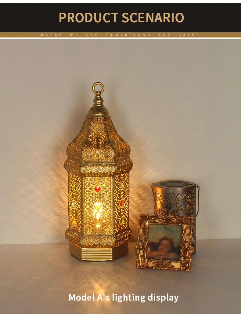 Retro Tischlampe aus Metall, schwarz, klassisches Design