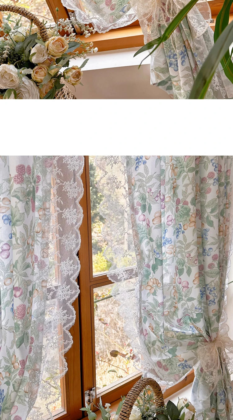 Retro Vorhang – Amerikanisch Pastoral Stickerei – 140x200cm