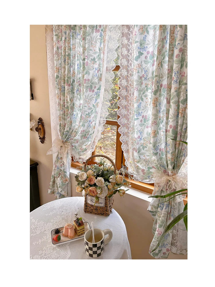 Retro Vorhang – Amerikanisch Pastoral Stickerei – 140x200cm