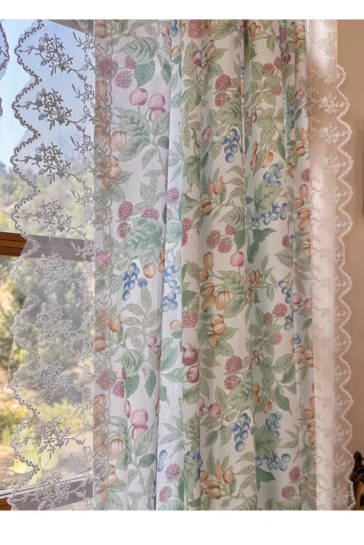 Retro Vorhang – Amerikanisch Pastoral Stickerei – 140x200cm