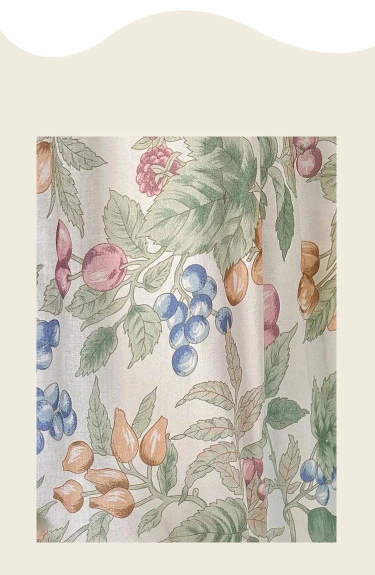 Retro Vorhang – Amerikanisch Pastoral Stickerei – 140x200cm