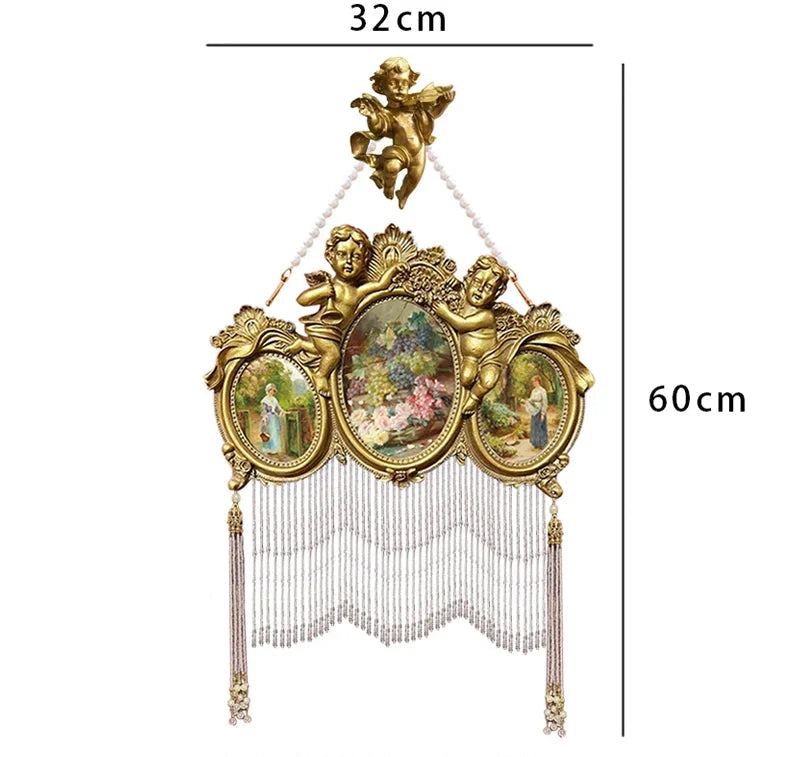 Retro Wald Engel Fotorahmen aus Resin im europäischen Stil