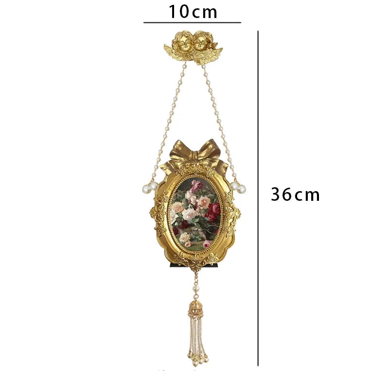 Retro Wald Engel Bilderrahmen aus Harz, Stil: Europa