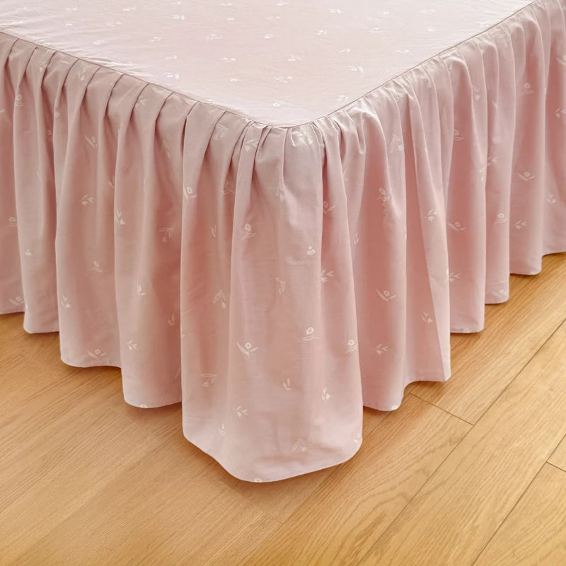 Romantische Blumenmuster – Koreanische Baumwoll-Bettwäsche