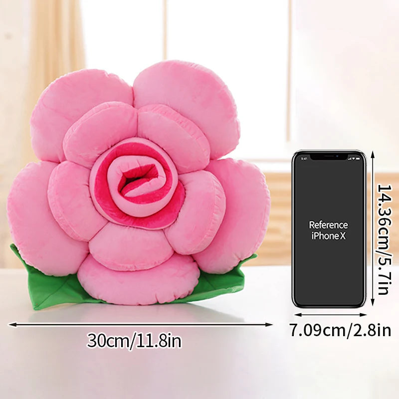 Rosenblume Kissen – Plüschdesign – Perfektes Geschenk