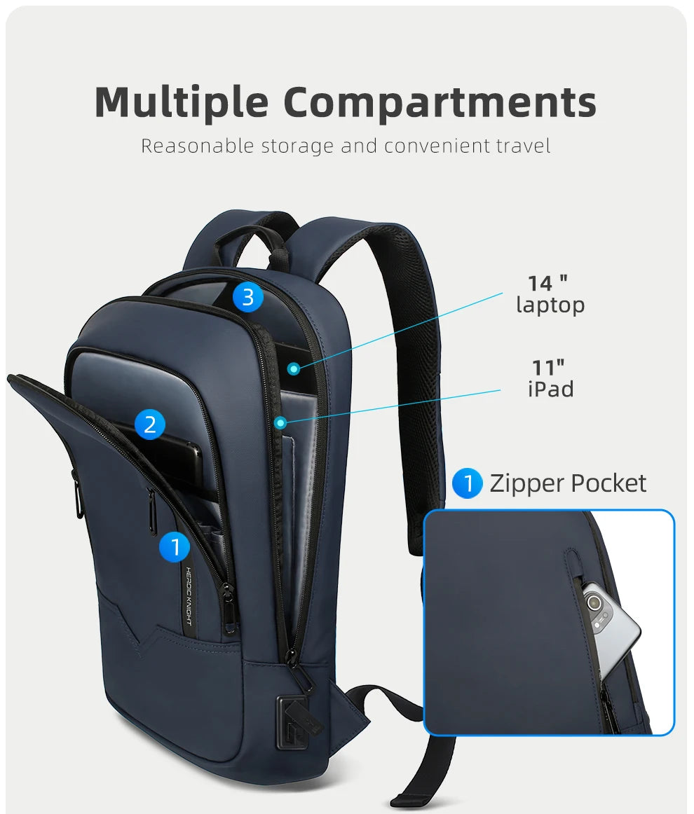 Rucksack – Wasserdichtes Oxford – USB-Laden 15.6 Zoll