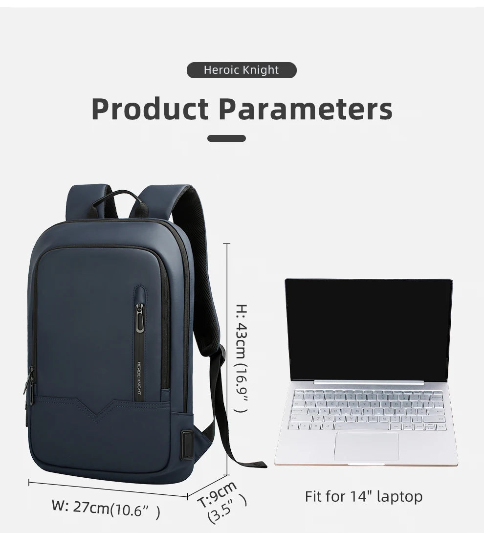 Rucksack – Wasserdichtes Oxford – USB-Laden 15.6 Zoll