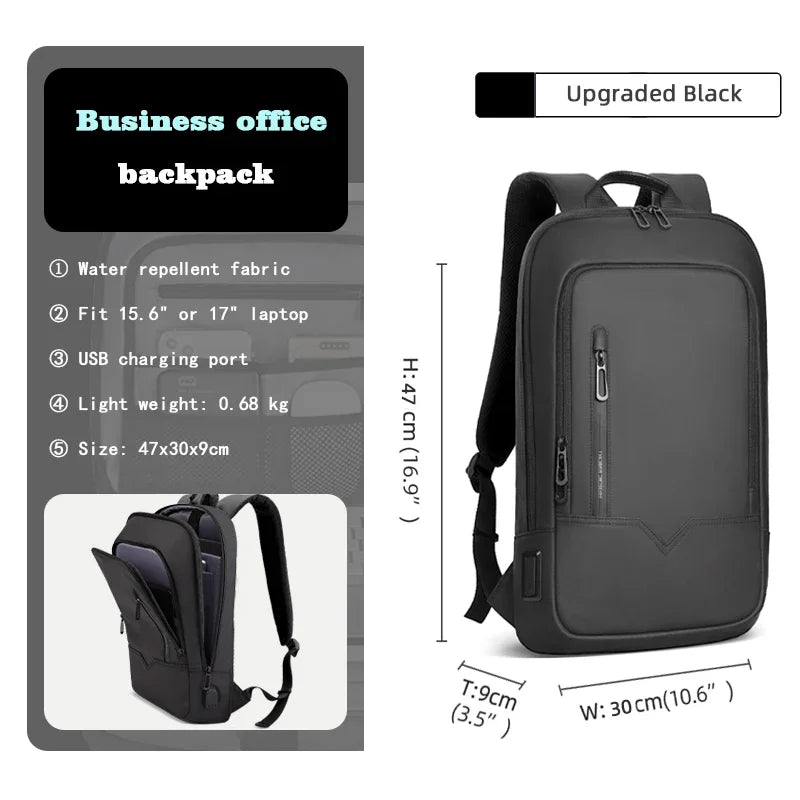 Rucksack – Wasserdichtes Oxford – USB-Laden 15.6 Zoll