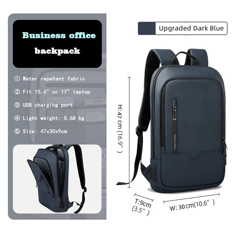 Rucksack – Wasserdichtes Oxford – USB-Laden 15.6 Zoll