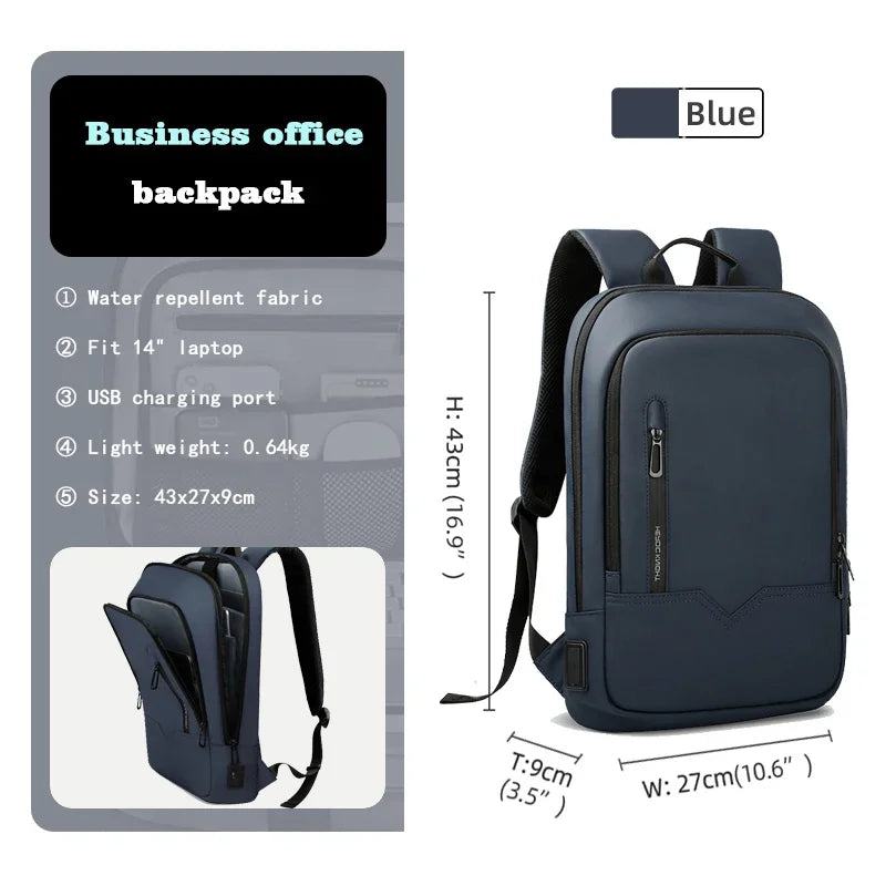 Rucksack – Wasserdichtes Oxford – USB-Laden 15.6 Zoll