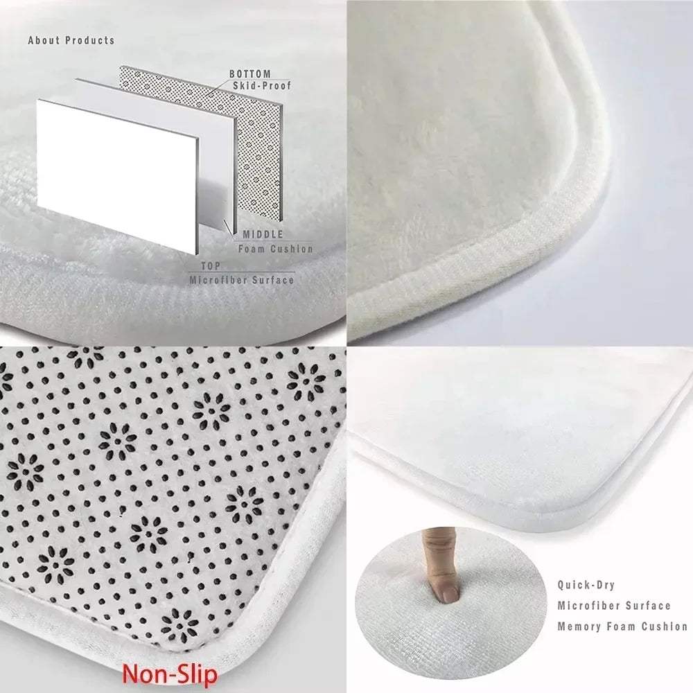 Runde Cartoon-Teppiche – Flanell & Rutschfest – 80X80cm