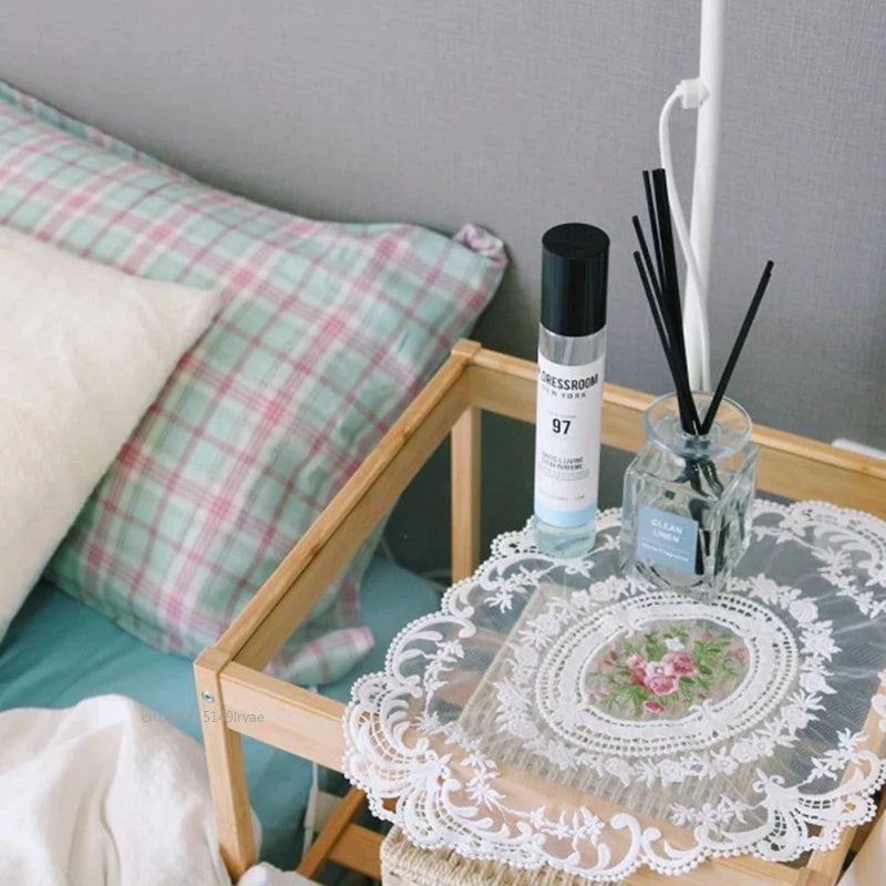 Runde Spitzentischdecke – Moderner Stil – 43x30cm