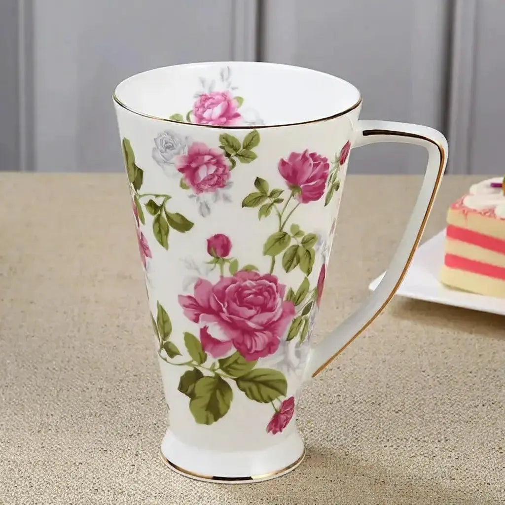 Keramik Luxus Tasse – Europäischer Stil & Grosse Kapazität