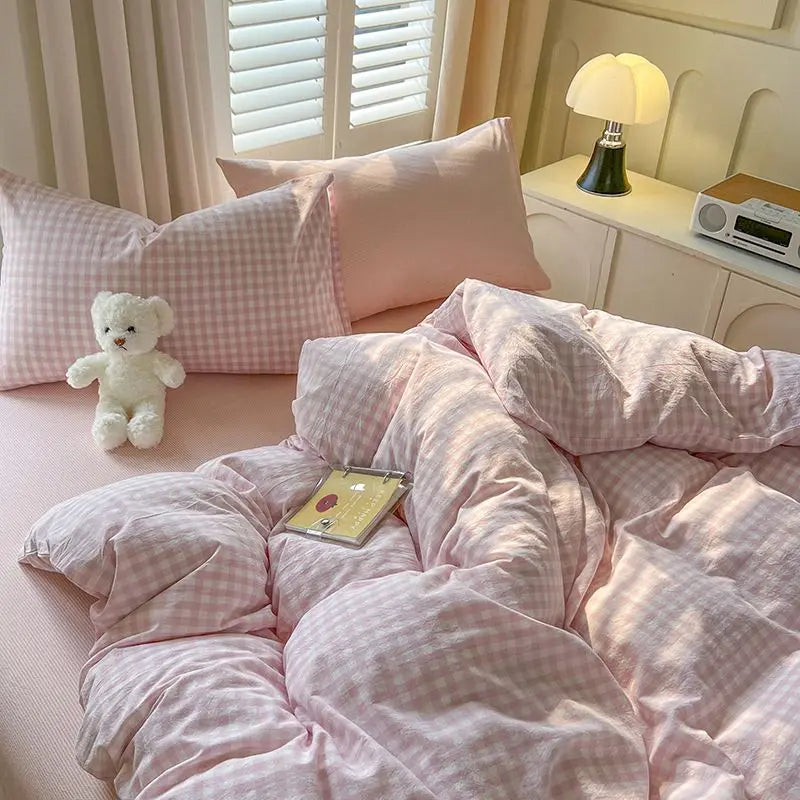Bettwäsche Set – Pinke Blumen Mikrofaser – Twin Queen Grössen