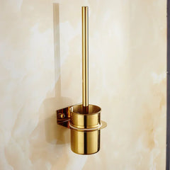 Gold Toilettenbürste – Edelstahl – Wandmontage