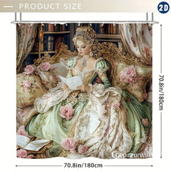 Duschvorhang – Viktorianischer Polyester – Verschiedene Grössen