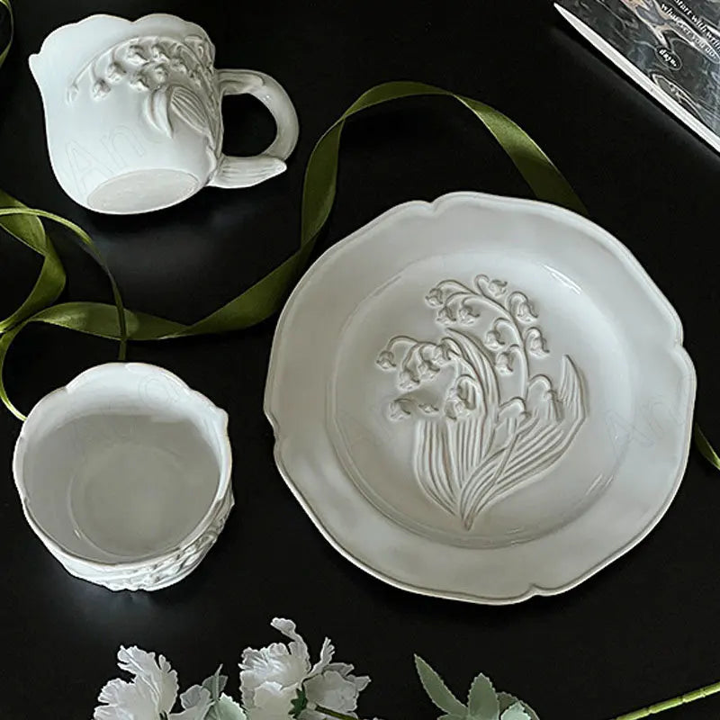 Keramik Geschirr Set – Europäisches Design – Teezeit-tauglich