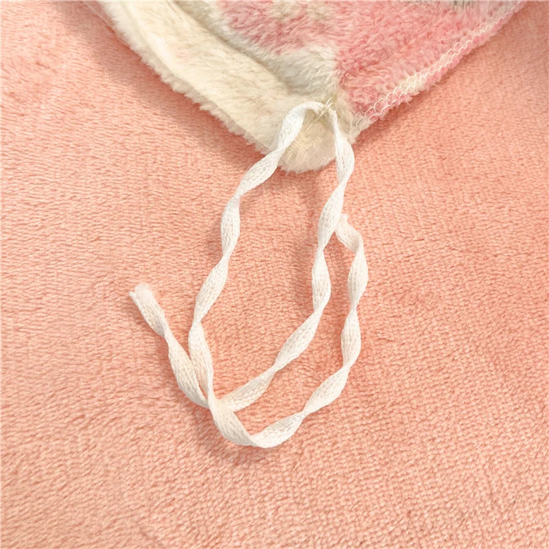 Warmer Flanell-Überzug – Cartoon-Druck – Hautfreundlich