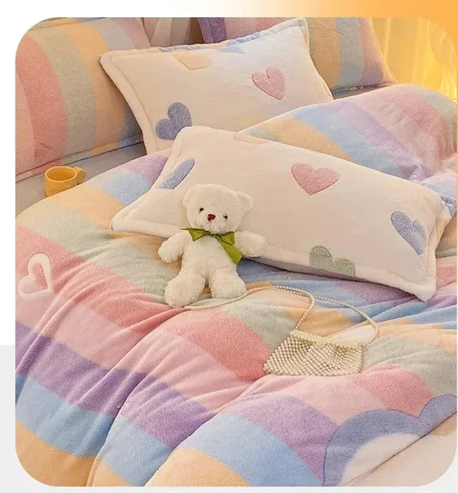 Flanell Bettbezug – Pastoral Stil – Gemütlich & Warm